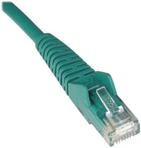 Eaton Tripp Lite N001-025-GN CAT5E Ethernet Patch Cable ، 25 قدمًا ، 350 ميجا هرتز ، RJ45 M/M ، UTP مصبوب غير مصقول ، سلك شبكة Gigabit ، Green-Cloud Care Pre-Configured Bundle مؤهل (50 حزمة) in Kuwait