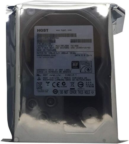 HGST MegaScale DC 4000.B HMS5C4040BLE641 4TB Coolspin 64MB Cache SATA 6.0Gb/s 3.5in Internal Hard Drive (for NAS, Surveillance Storage) (Renewed) in Saudi Arabia