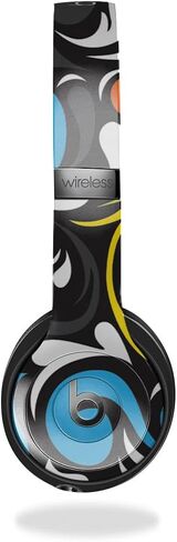 سماعة الرأس متوفرة مع Beats Solo 4 - Swirly - Premium 3M Vinyl Wrap Decal Cover - من السهل تطبيق | مصنوع في الولايات المتحدة الأمريكية من قبل Mayyskins in Kuwait