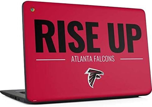Skinit Decal Laptop Skin Compatible with Chromebook 14 G5 - Officially Licensed NFL Atlanta Falcons Team Motto Design in Saudi Arabia