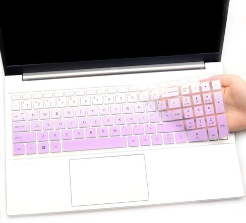 Keyboard Cover for 15.6" HP Laptop 15-fc 15-fd 15t-fd 15z-fc 15-fc0399nr/0099nr, HP Pavilion 15 15-eg/eh/er 15t-eg200/eg300 15z-eh300, HP Pavilion 17z 17z-cp000 17z-ca200 17-cn 17-cp Series-Clear in Kuwait