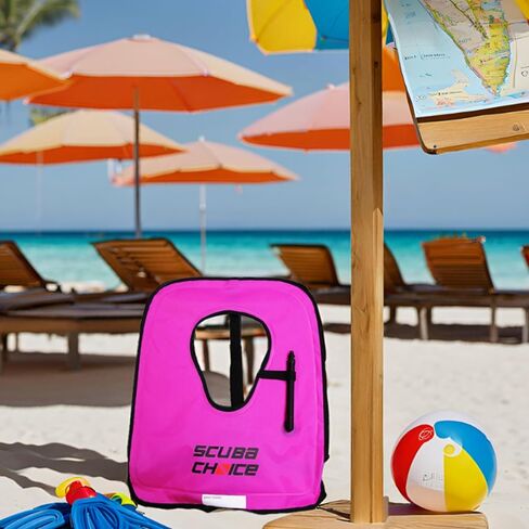 سكوبا تشويس سترة غوص/غطس للبالغين مع صندوق اسم، مقاس XL، ارجواني in Kuwait