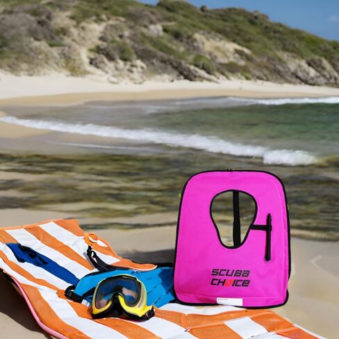 سكوبا تشويس سترة غوص/غطس للبالغين مع صندوق اسم، مقاس XL، ارجواني in Kuwait