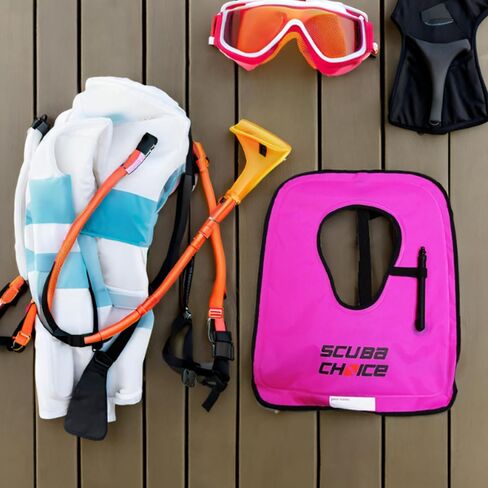 سكوبا تشويس سترة غوص/غطس للبالغين مع صندوق اسم، مقاس XL، ارجواني in Kuwait