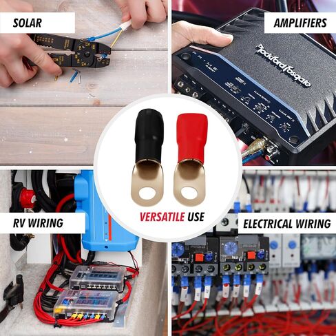 4 Gauge Amp Wiring Kit by InstallGear - Complete Subwoofer Wiring Kit with Power, Ground, RCA Cables - Soft Touch CCA Cable Set for Amplifier Installation - 17ft Length in Saudi Arabia