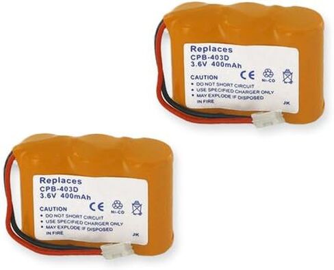 VTech IA5847 Cordless Phone Battery-Pack Combo-Pack تشمل: 2 × EM-CPB-403D بطاريات in Saudi Arabia