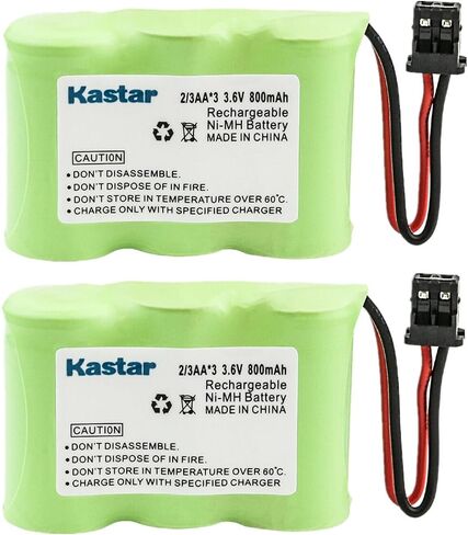 KASTAR 1-PACK 2/3AA 3.6V 800MAH NI-MH استبدال بطارية Sony BP-T14 BP-T16 BP-T22H BT-T16 CLT8800 PP57 SPP-111 SPP-SPP-205 SPP-205 SPP250 SPP-25 in Kuwait