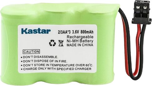KASTAR 1-PACK 2/3AA 3.6V 800MAH NI-MH استبدال بطارية Sony BP-T14 BP-T16 BP-T22H BT-T16 CLT8800 PP57 SPP-111 SPP-SPP-205 SPP-205 SPP250 SPP-25 in Kuwait