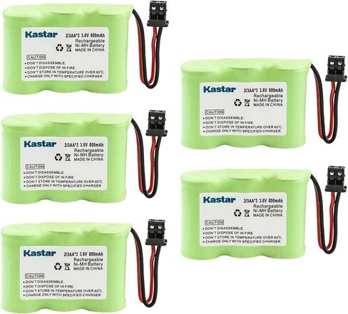 KASTAR 1-PACK 2/3AA 3.6V 800MAH NI-MH استبدال بطارية Sony BP-T14 BP-T16 BP-T22H BT-T16 CLT8800 PP57 SPP-111 SPP-SPP-205 SPP-205 SPP250 SPP-25 in Kuwait