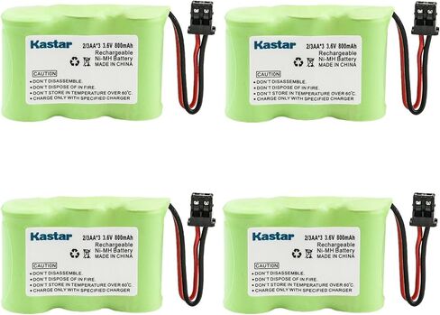 KASTAR 1-PACK 2/3AA 3.6V 800MAH NI-MH استبدال بطارية Sony BP-T14 BP-T16 BP-T22H BT-T16 CLT8800 PP57 SPP-111 SPP-SPP-205 SPP-205 SPP250 SPP-25 in Kuwait