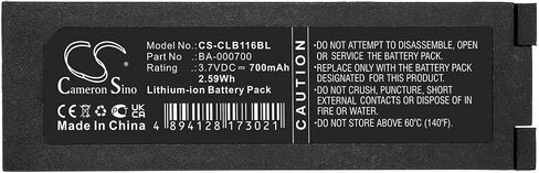 بطارية Cameron Sino لـ Cipherlab 1166 ، 1266 ، CL1160 ، CL1266 PN: Cipherlab BA-000700 700MAH / 2.59WH in Saudi Arabia