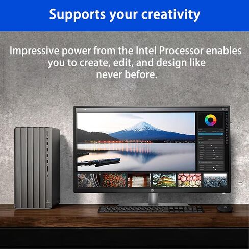 HP Envy AI Copilot Pro Business Desktop ، Intel Core I7-14700 ، NVIDIA GEFORCE RTX 3050 ، 32GB RAM ، 1TB SSD ، RJ45 ، WI-FI 6 ، Windows 11 Pro ، Black ، مع ADATA 512GB Bundle SSD SSD SSD SSD in Kuwait