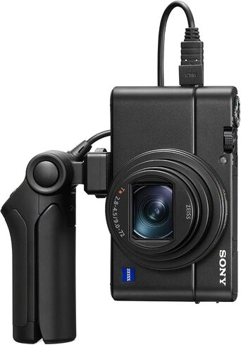 Sony Cyber-Shot RX100 VII RX100M7 4K Digital Camera DSC-RX100M7G Vlogging Shooting Grip Bundle with Sony VCT-SGR1 Grip Tripod + Triple Battery + 64GB Memory Card + Deco Gear Case and Kit Accessories in Saudi Arabia