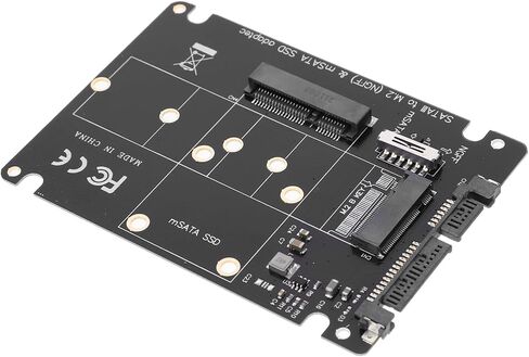 Popetpop M.2 B-Key و MSATA SSD ADAPTER للملحقات أجهزة سطح المكتب عالية السرعة in Saudi Arabia