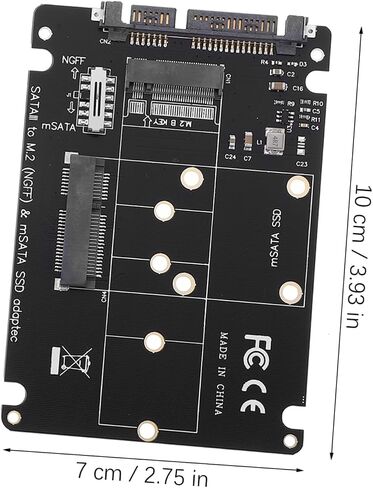 Popetpop M.2 B-Key و MSATA SSD ADAPTER للملحقات أجهزة سطح المكتب عالية السرعة in Saudi Arabia