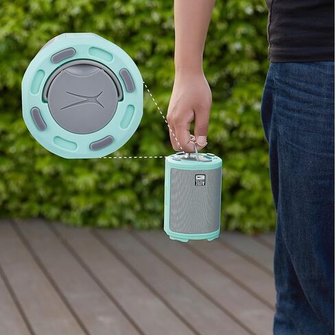 Altec Lansing - HydraMotion Wireless Bluetooth Speaker with 360 Degree Sound, Portable IP67 Waterproof for Outdoors, Shockproof, Snowproof, Everything Proof, 12 Hour Playtime (Black) in Kuwait