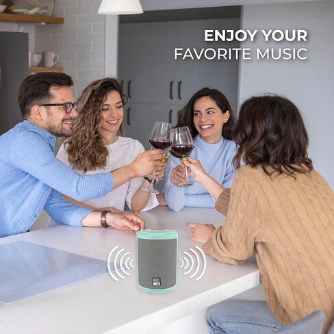 Altec Lansing - HydraMotion Wireless Bluetooth Speaker with 360 Degree Sound, Portable IP67 Waterproof for Outdoors, Shockproof, Snowproof, Everything Proof, 12 Hour Playtime (Black) in Kuwait