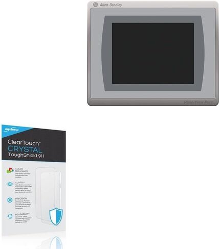 واقي شاشة Boxwave متوافق مع Allen Bradley Panelview Plus 7 Performance 19 " - Cleartouch Crystal Toughshield 9H (2 pack) ، واقي شاشة فيلم مرن صافٍ 9H in Saudi Arabia