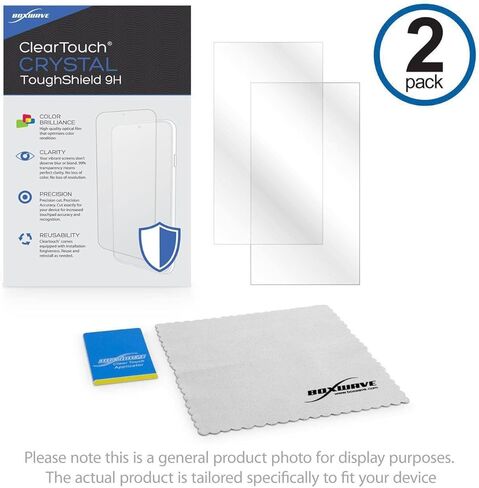 واقي شاشة Boxwave متوافق مع Allen Bradley Panelview Plus 7 Performance 19 " - Cleartouch Crystal Toughshield 9H (2 pack) ، واقي شاشة فيلم مرن صافٍ 9H in Saudi Arabia