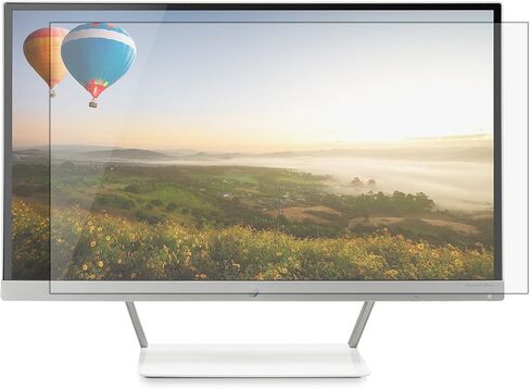 Screen Protector (Set of 2) for HP 27" Computer Monitor Aspect Ratio 16:9 [Non Touch] Anti Glare Anti Scratch Filter Radiation Microfiber Cloth in Saudi Arabia