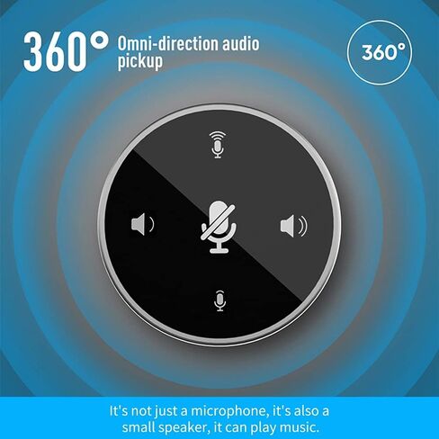 ميكروفون سطح المكتب USB مؤتمر مكبر صوت مكبر صوت مكبر الصوت المدمج 360 درجة مئوية للكمبيوتر مكثف كمبيوتر مكثف للكمبيوتر للكمبيوتر المحمول للكمبيوتر الشخصي in Saudi Arabia