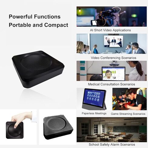 مكبر صوت VBESTLIFE Conference ، بيك آب صوتي 10M 360 ° ، تقليص ضوضاء 3A ، MIC OMNIDIRECTINERSER MIC ، 3.5 مم ، للفوز 8/7/10 ، لنظام Android in Saudi Arabia