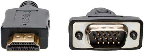 TRIPP Lite Eaton Series P566-015-VGA HDMI إلى Cable Adapter Adapter Action 15 FT ، 1080P 1920X1200 محول لشاشة/عرض USB مدعوم ، سوداء ، حزمة Cloud Care Pre-Configured مؤهلة (1 حزمة) in Saudi Arabia