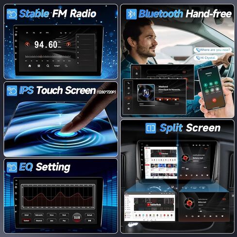 Naifay Android Car Radio for Dodge Ram 1500 2500 3500 2002 2003 2004 2005 Stereo, 9inch IPS Touch Screen for Dodge Ram Head Unit with Carplay Android Auto Bluetooth GPS WiFi SWC Camera in Saudi Arabia