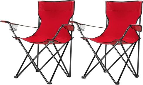 Outvita 4 Pack Folding Camping Chair, Ultra Lightweight Camping Chairs for Adults, Portable Lawn Chair with Carrying Bag for Fishing, Camping, Hiking, Picnic, Beach, Sports, 220 Lbs Weight Capacity in Kuwait