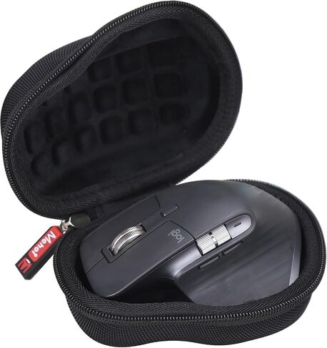 Mchoi Hard Portable Case Fits for Logitech MX Master 3 / Master 3S / MX Master 2S Wireless Mouse, Case Only, Black in Saudi Arabia