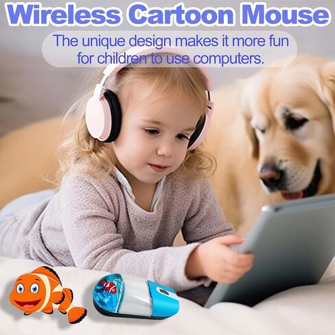 ماوس اللاسلكي لطيف الماء صامت صامت خفيف الوزن محمولة أكوا شفافة سائلة بصري فئران رجعية مع USB requver in Kuwait