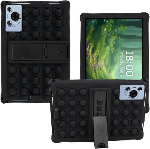 10.1 inch Silicone Case for ROWT A10 Tablet，Soft and Lightweight Universal Protective Cover for aiprotablet C20e/Moderness MB1001/Callsky-Tab 10.1 inch Tablets(Black) in Saudi Arabia