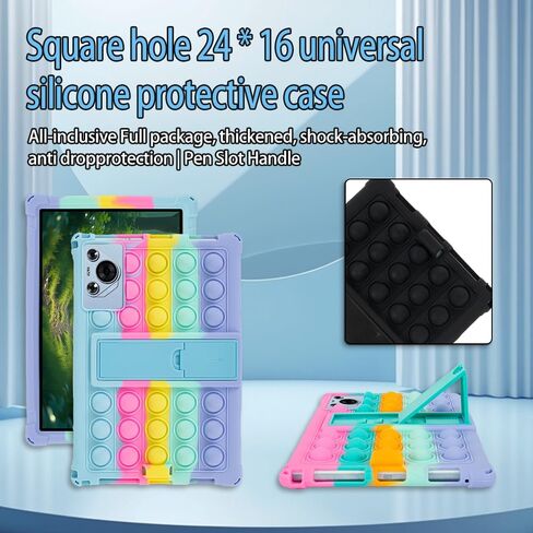 10.1 inch Silicone Case for ROWT A10 Tablet，Soft and Lightweight Universal Protective Cover for aiprotablet C20e/Moderness MB1001/Callsky-Tab 10.1 inch Tablets(Black) in Saudi Arabia