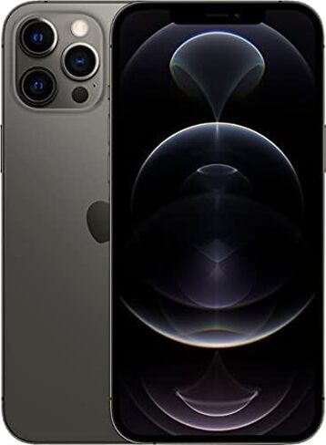 Apple iPhone 12 Pro Max ، إصدار الولايات المتحدة ، 128 جيجابايت ، الجرافيت لتعزيز الهاتف المحمول (متجدد) in Kuwait
