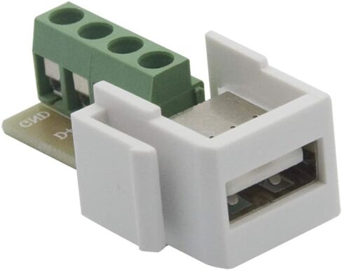 (5 عبوات Keystone USB 2.0 جاك محول أنثى مع اتصال المسمار الخلفي in Kuwait