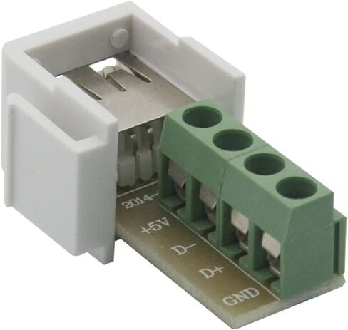 (5 عبوات Keystone USB 2.0 جاك محول أنثى مع اتصال المسمار الخلفي in Kuwait