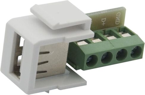 (5 عبوات Keystone USB 2.0 جاك محول أنثى مع اتصال المسمار الخلفي in Kuwait
