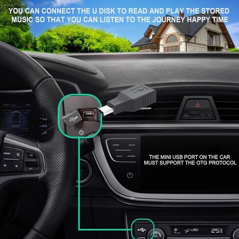 2 Pack USB 2.0 Type A Female to Mini USB 5-Pin-Pin-Pin Male/Female Adapter-نقل البيانات عالية السرعة وتوافقها مع الكاميرات والطابعات وأجهزة الصوت والمزيد in Kuwait