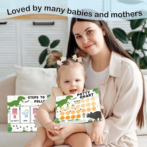 Sloth Potty Trainning Sticker Chart for Toddlers Boys Girls, 20 Potty Training Chart with 432 Stickers & 1 Routine Card - B04 in Kuwait