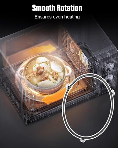 حلقة القرص الساتلية الميكروويف ملائمة لـ GE LG 9.25 بوصة ميكروويف فرن استبدال WB06X45707 AGG32988717 JE1140BD001 in Kuwait