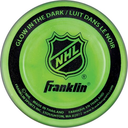 Franklin Sports NHL Street Hockey Puck - No Bounce Outdoor Street + Roller Hockey Puck - Official Size for Kids + Adult Games - 1 Pack in Saudi Arabia