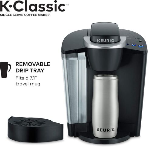 Keurig K-Classic Single-Serve Kup Pod Coffee Maker-K50-Black (متجدد) in Kuwait