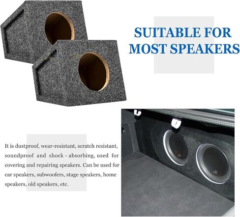 72" Lx78 W Gray Speaker Box Carpet Fabric, Dustproof and Durable Car Carpet for Old Speker,Sub Box,Auto,Boat,Home Cabinet,Cover (Gray, 72inchx78inch) in Saudi Arabia