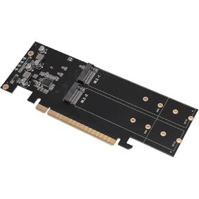 Quad M.2 NVME إلى PCIE 4.0 X16 عالية السرعة 4 محول بطاقة المنفذ للكمبيوتر الكمبيوتر الشخصي ، محول PCIE .0 X16 لـ 10 8 ، M.2 NVME SSDS ، in Kuwait
