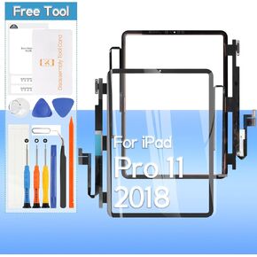 استبدال شاشة تعمل باللمس لـ iPad Pro 11 1st 2018 /2nd 2020 A2013 ، A1934 ، A1980 ، A1979 ، A2068 ، A2230 ، A2228 ، A2231 11.0 "رقمية لمسة من الزجاج الأمامي مع أدوات (لا تشمل LCD) in Kuwait