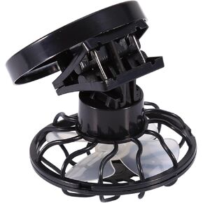 FOCKT SOLAR FAN MINI CLAMP/موقف في تبريد تكييف الهواء الخلوي للتنزه في التخييم مروحة كهربائية للطاقة الكهربائية للكمبيوتر المحمول in Kuwait
