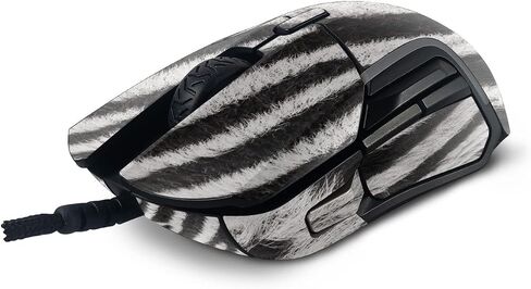 Mayyskins الجلد متوافق مع فولاذ منافسة 5 ألعاب الماوس - zebra المقربة | غلاف الالتفاف الواقي ، الدائم ، والفريد من نوعه | من السهل تطبيق الأنماط وإزالتها وتغييرها | صنع في الولايات المتحدة in Saudi Arabia