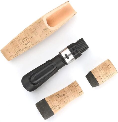 TEAMWILL 6 Sets Spinning Fishing Rod Handle for Rod Building Handle Reel Seat Composite Cork in Saudi Arabia