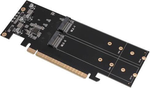 Quad M.2 NVME إلى PCIE 4.0 X16 عالية السرعة 4 محول بطاقة المنفذ للكمبيوتر الكمبيوتر الشخصي ، محول PCIE .0 X16 لـ 10 8 ، M.2 NVME SSDS ، in Kuwait