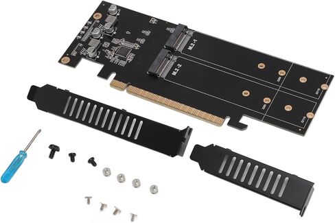 Quad M.2 NVME إلى PCIE 4.0 X16 عالية السرعة 4 محول بطاقة المنفذ للكمبيوتر الكمبيوتر الشخصي ، محول PCIE .0 X16 لـ 10 8 ، M.2 NVME SSDS ، in Kuwait